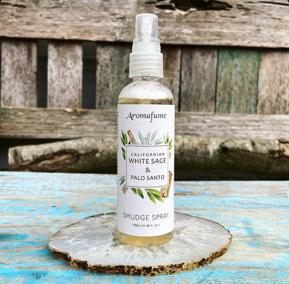 Witte Salie & Palo Santo Smudge Spray voor Huisreiniging