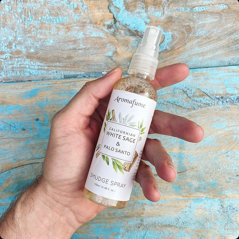 Witte Salie & Palo Santo Smudge Spray voor Huisreiniging