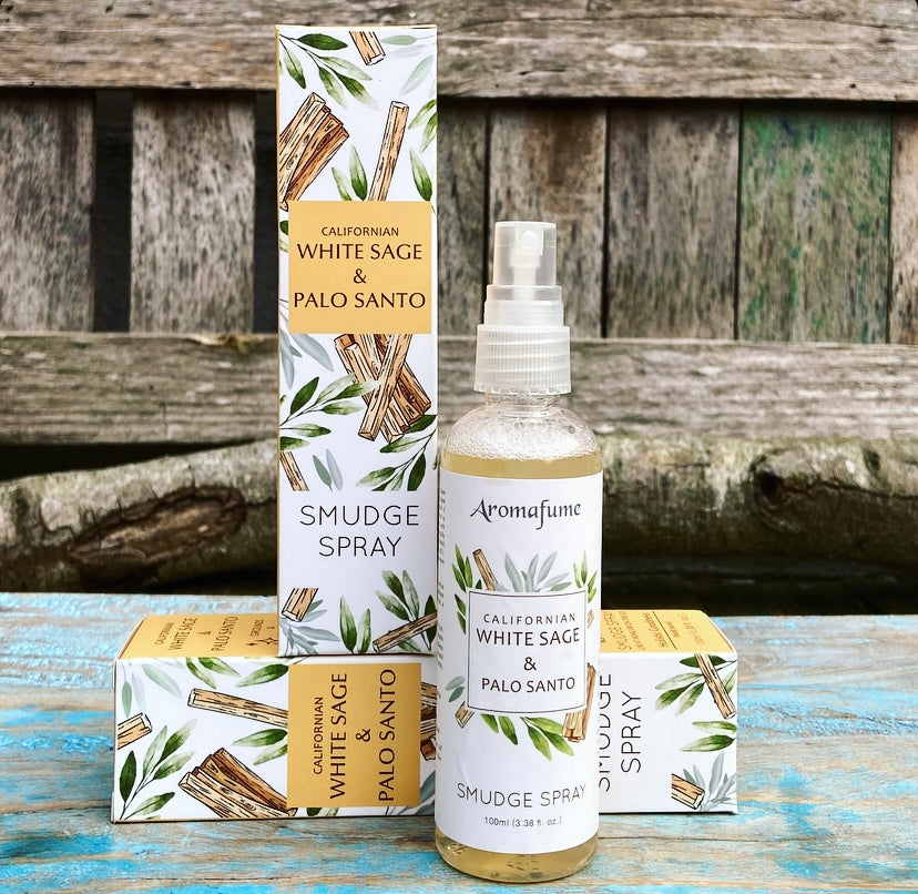 Witte Salie & Palo Santo Smudge Spray voor Huisreiniging