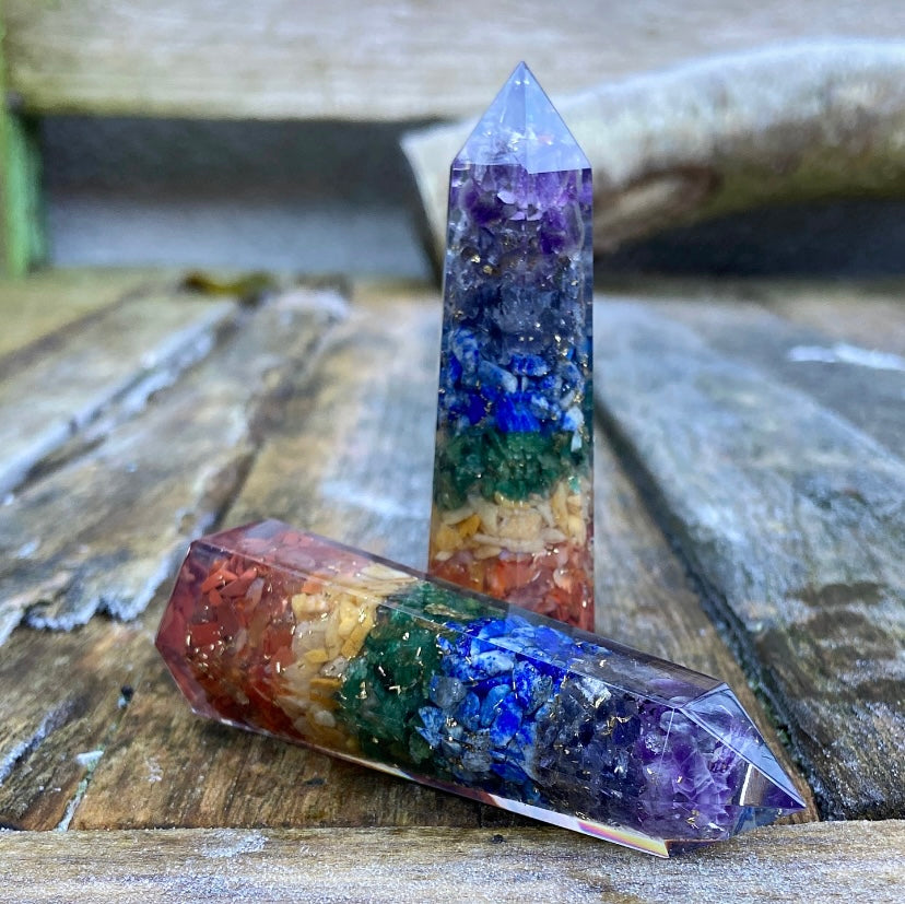 Chakra Orgon Obelisk "Crystal Balance"