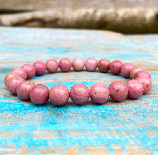 Rhodochrosiet armband "Voorouder Energie"